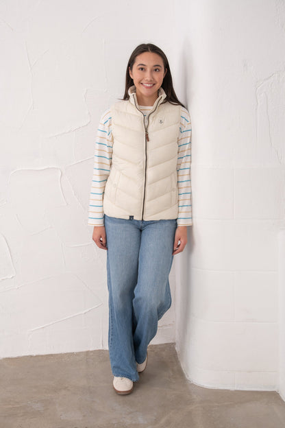 Laurel Gilet - Cream - Lighthouse