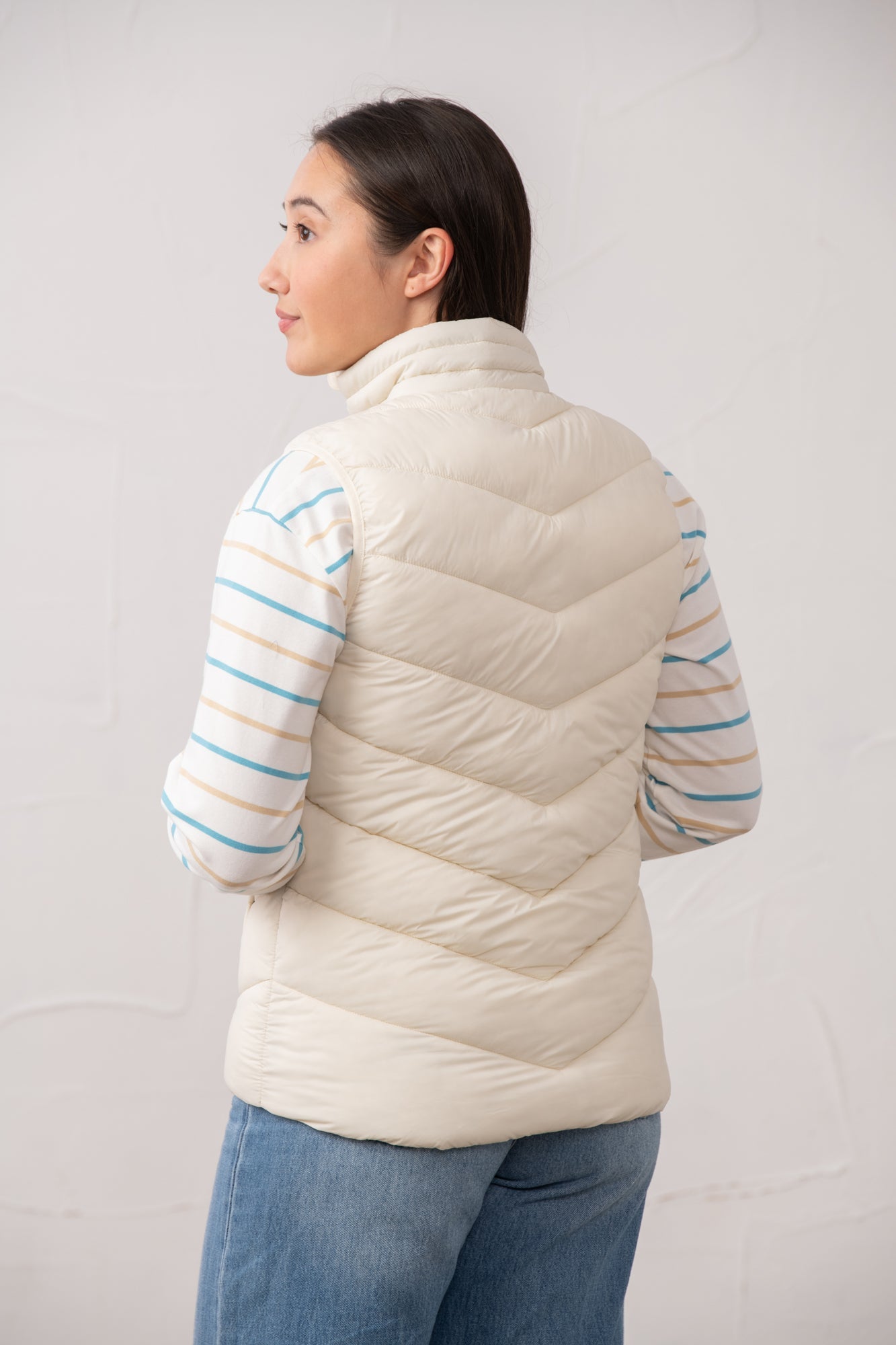 Laurel Gilet - Cream - Lighthouse