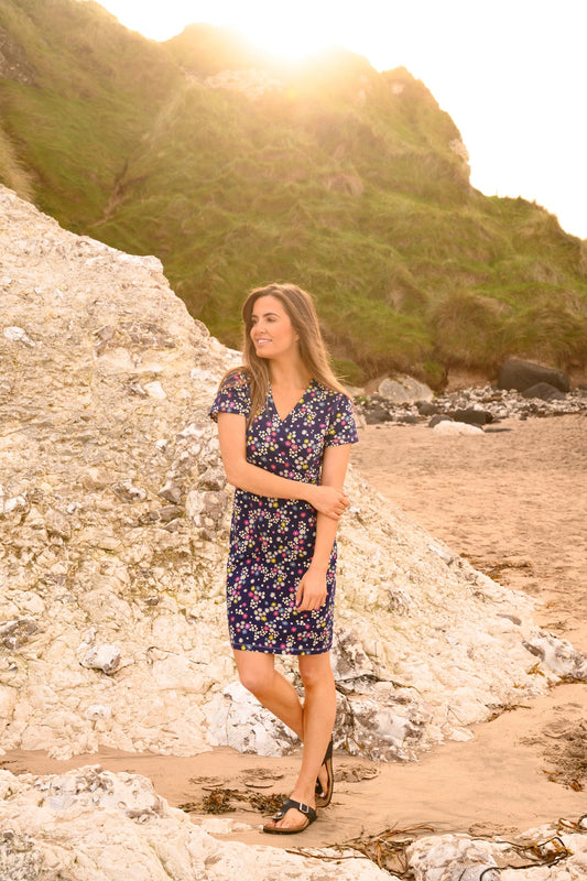 Lena Dress - Daisy Print-Lighthouse