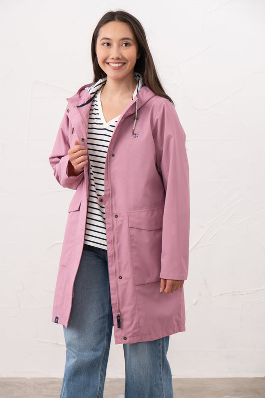 Long Beachcomber Jacket - Wild Rose - Lighthouse