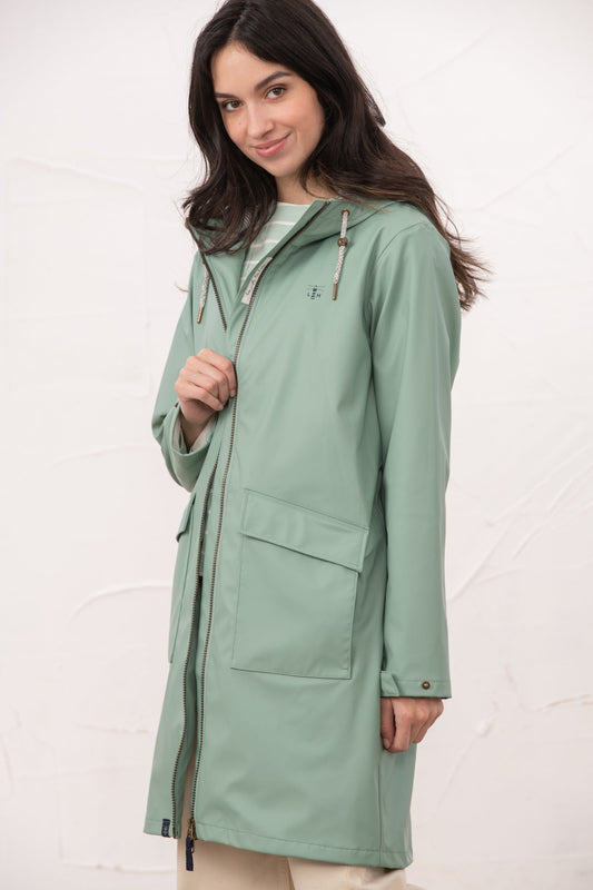Lucy Long Jacket - Sage - Lighthouse