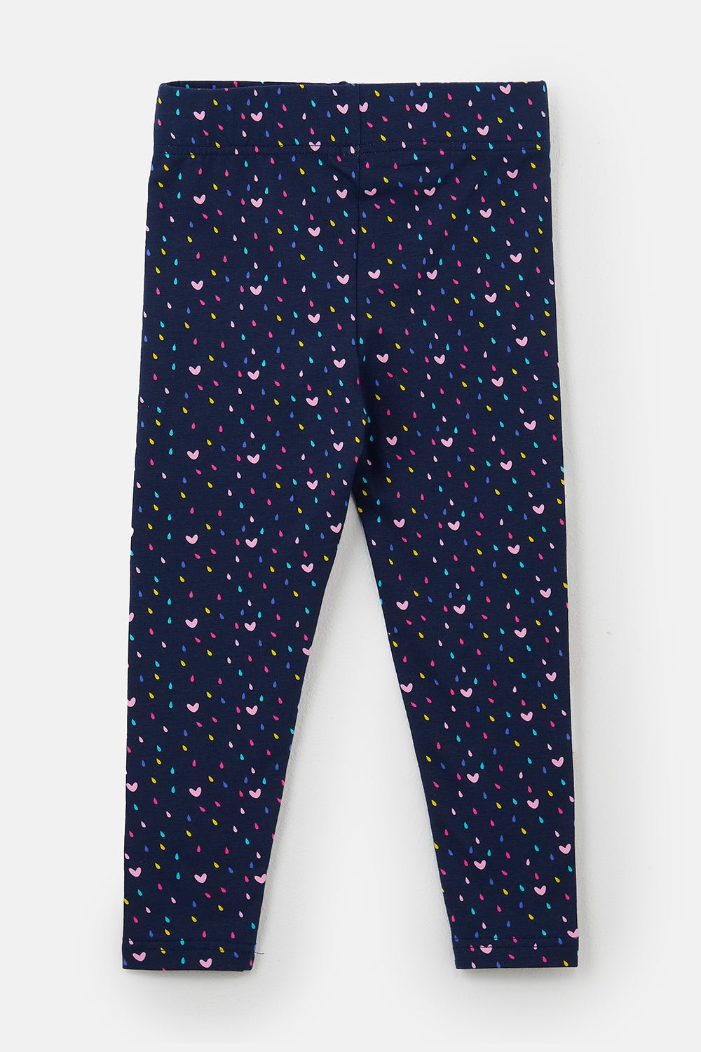 Mollie Leggings - Navy Heart Print - Lighthouse