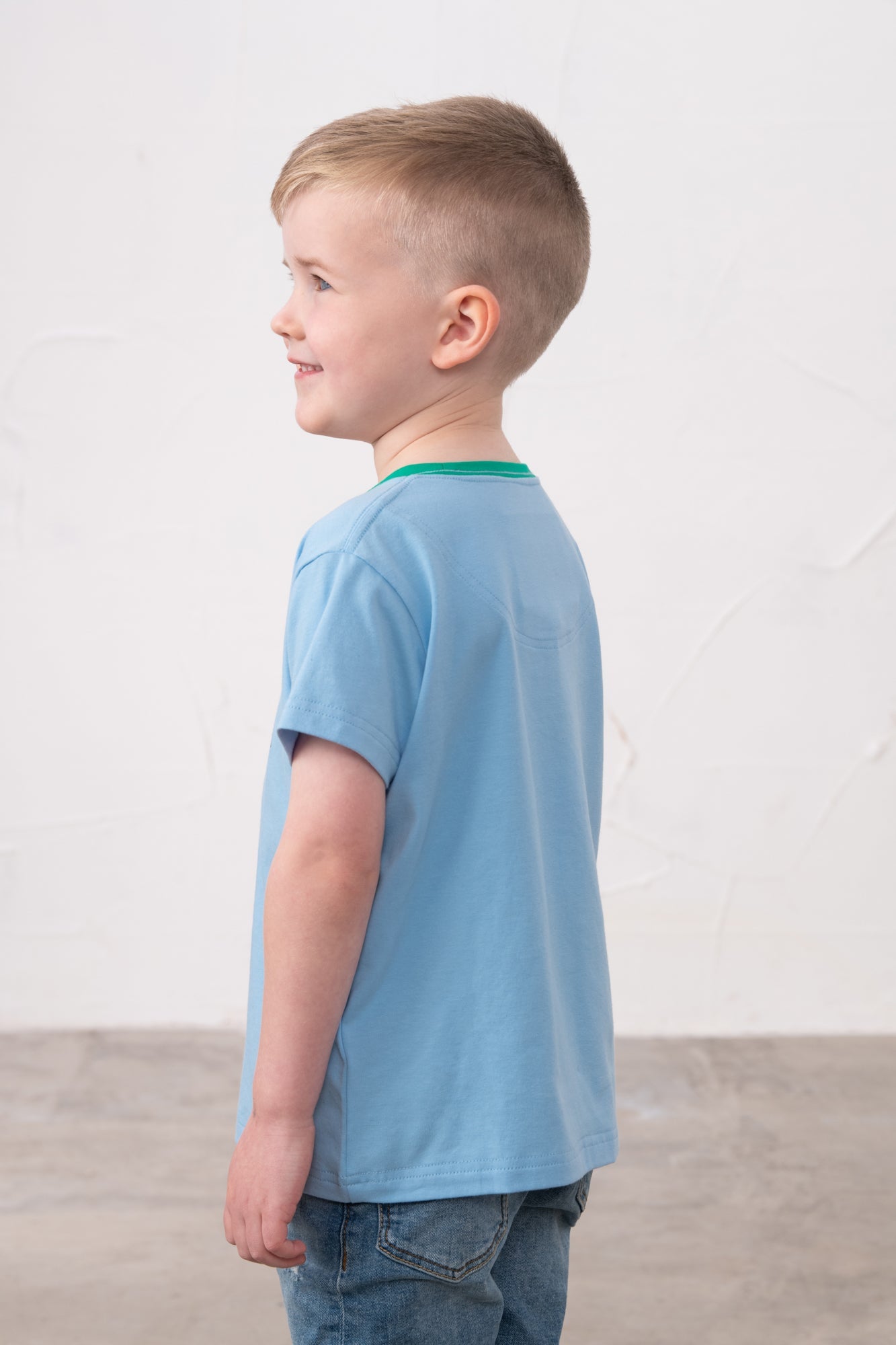 Oliver Short Sleeve Top - Green Tractor Baler - Lighthouse