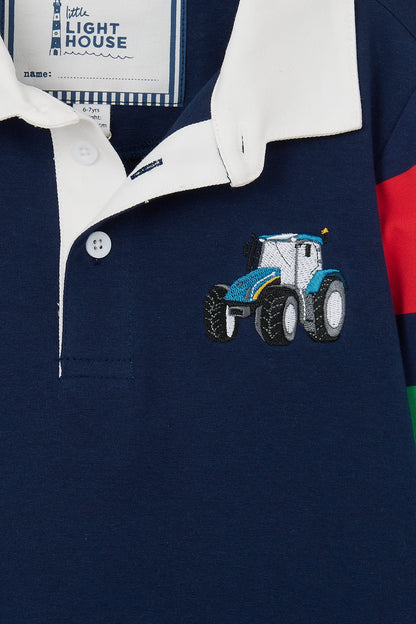 Rafferty Top - Blue Tractor - Lighthouse