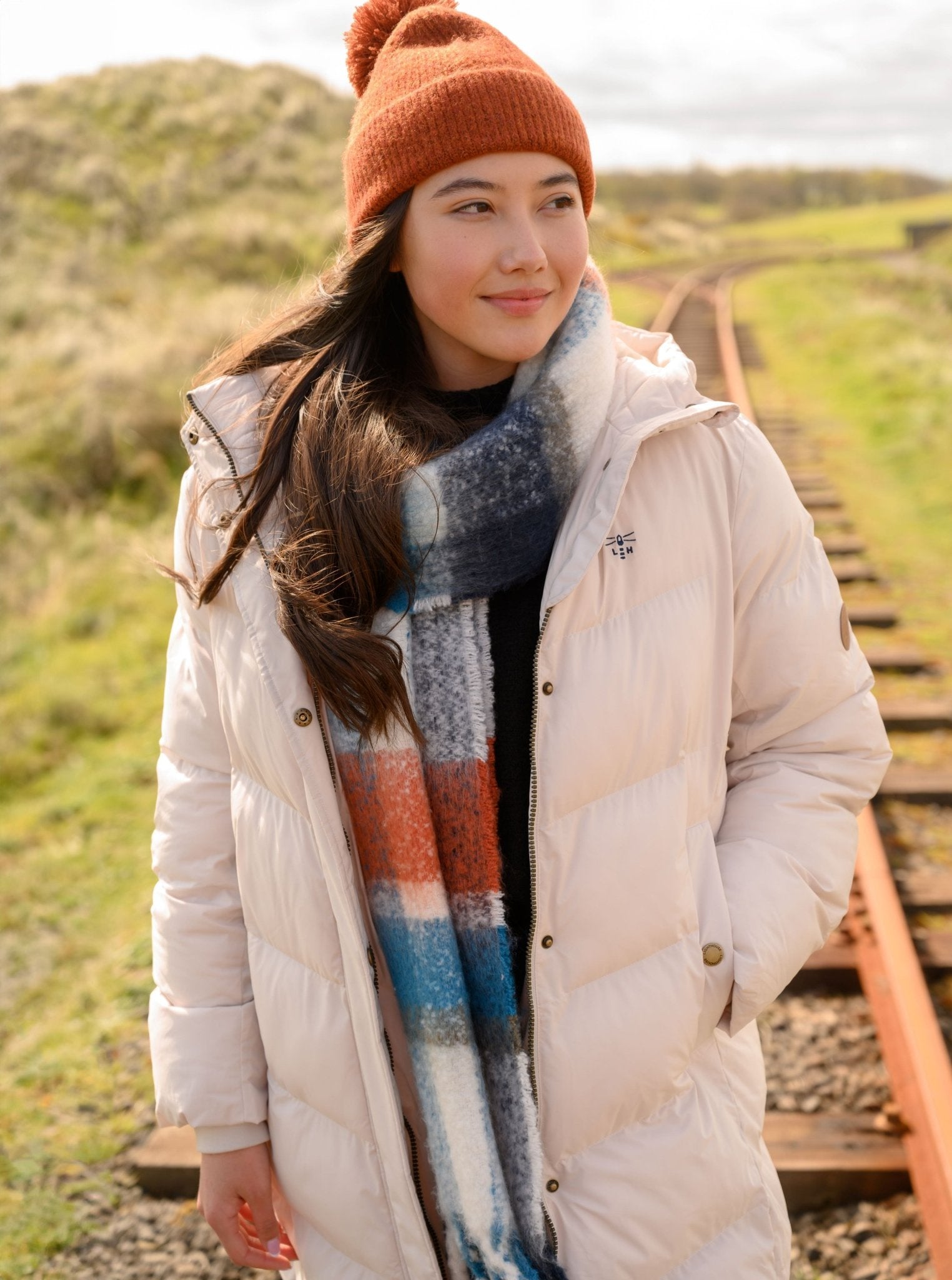 Savannah Recycled Fill Padded Coat Lighthouse - Main Image