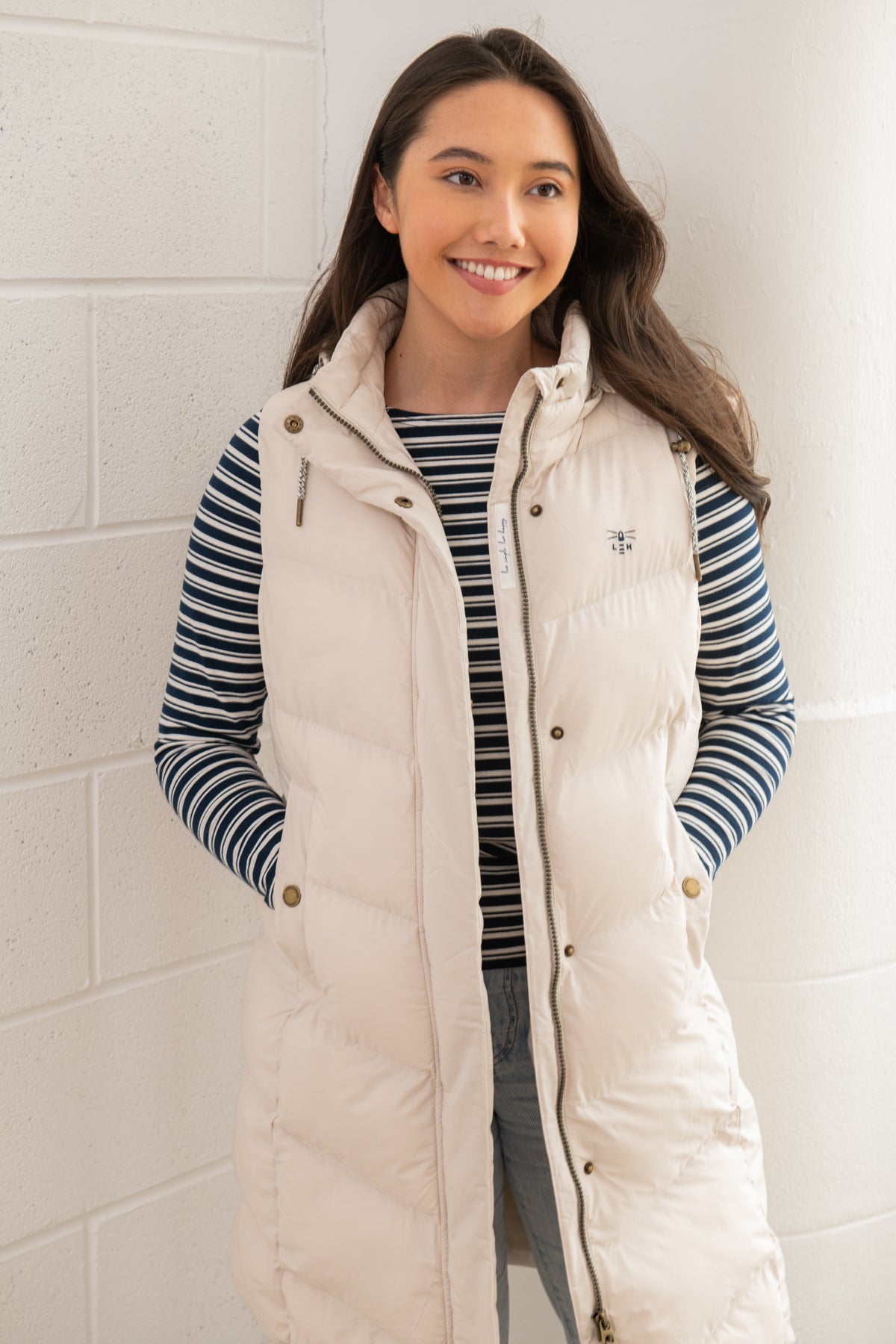 Savannah Recycled Fill Padded Gilet Lighthouse
