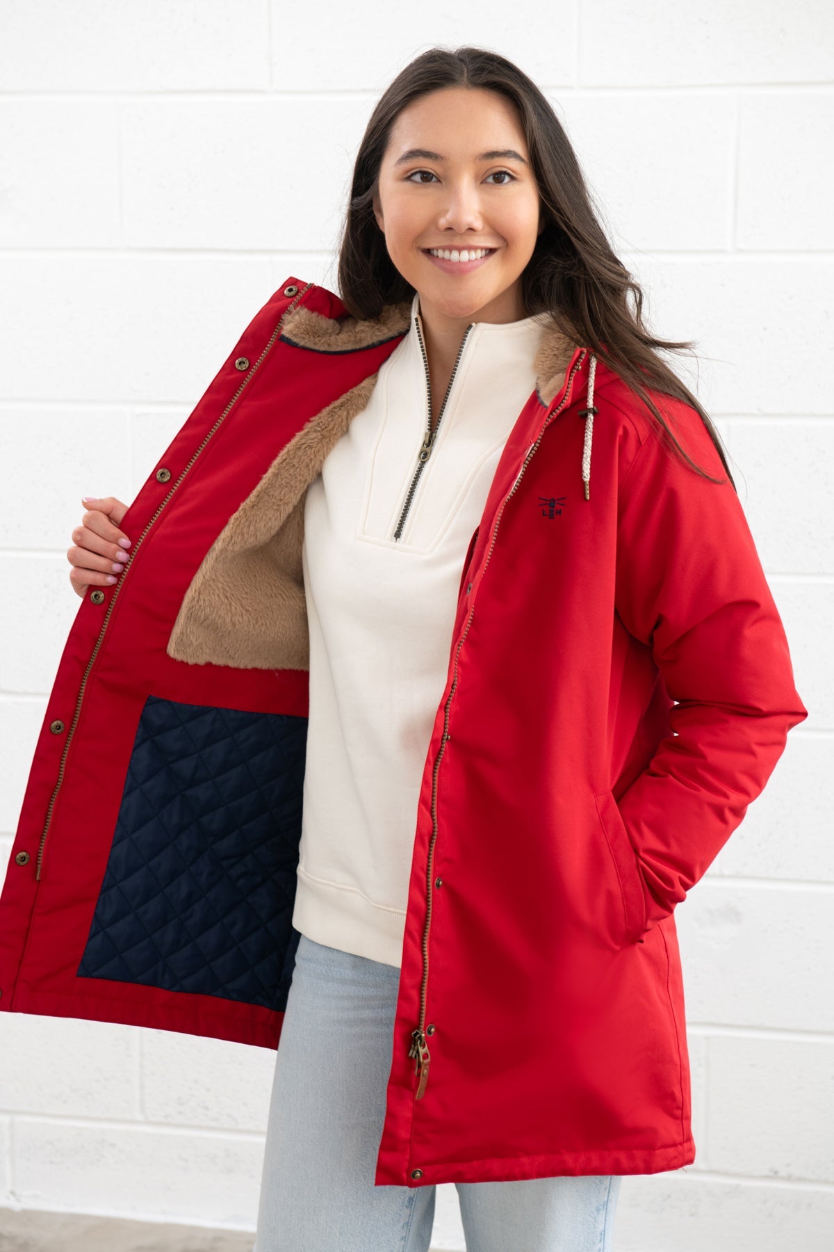 Scarlet Coat - Red - Lighthouse