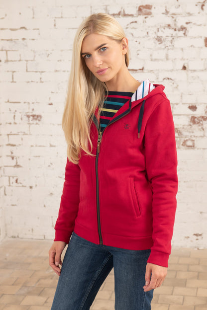 Strand Hooded Top - Red-Lighthouse