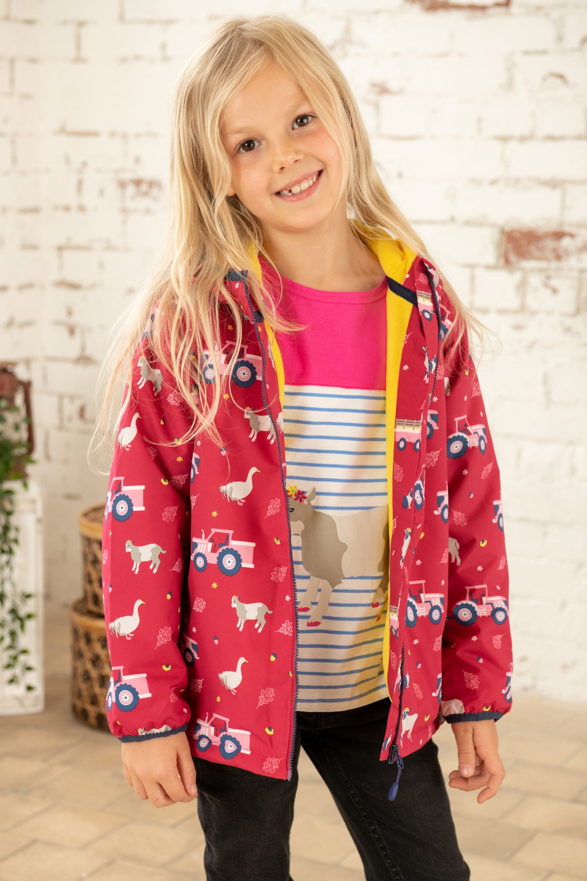 Amelia Coat - Pink Farm Life