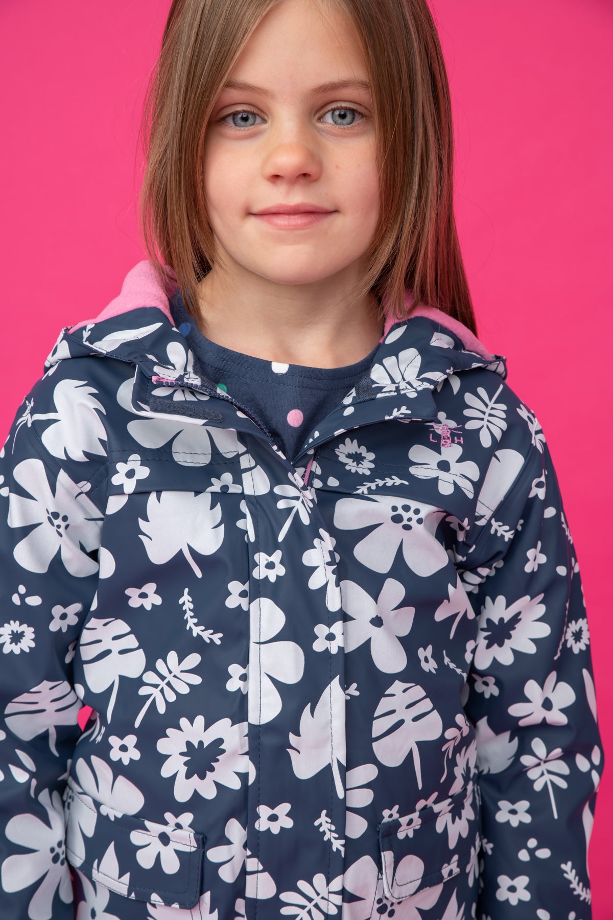 Amy Coat - Blue Floral