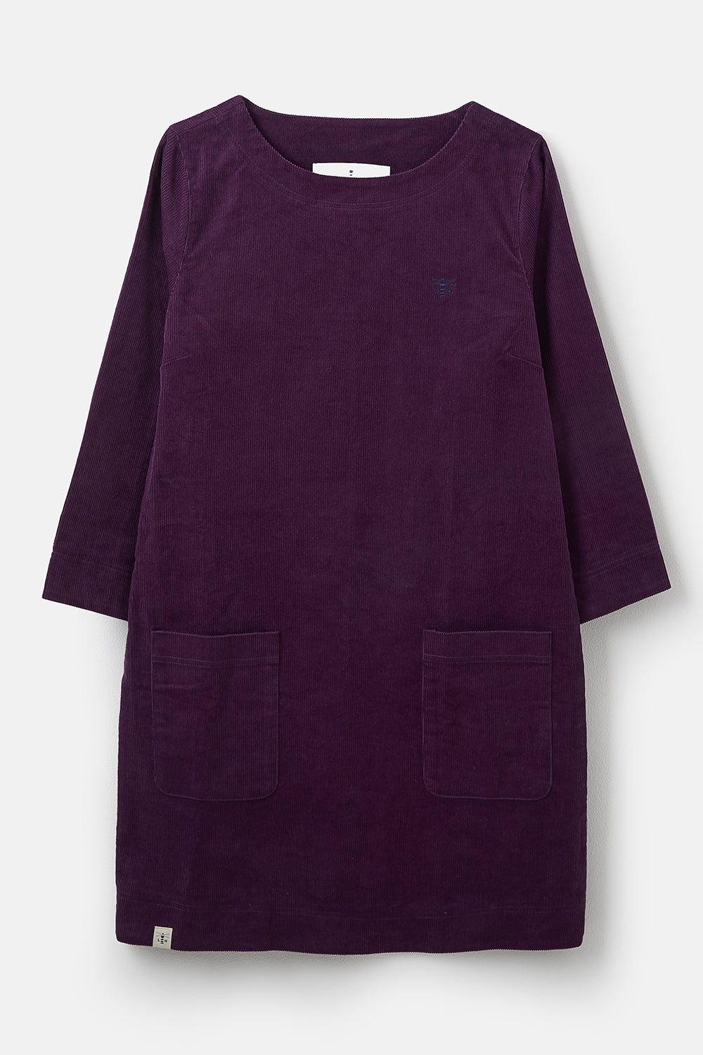 Lighthouse Anna - Womens Corderoy Dress - Blackcurrant