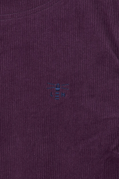 Lighthouse Anna - Womens Corderoy Dress - Blackcurrant