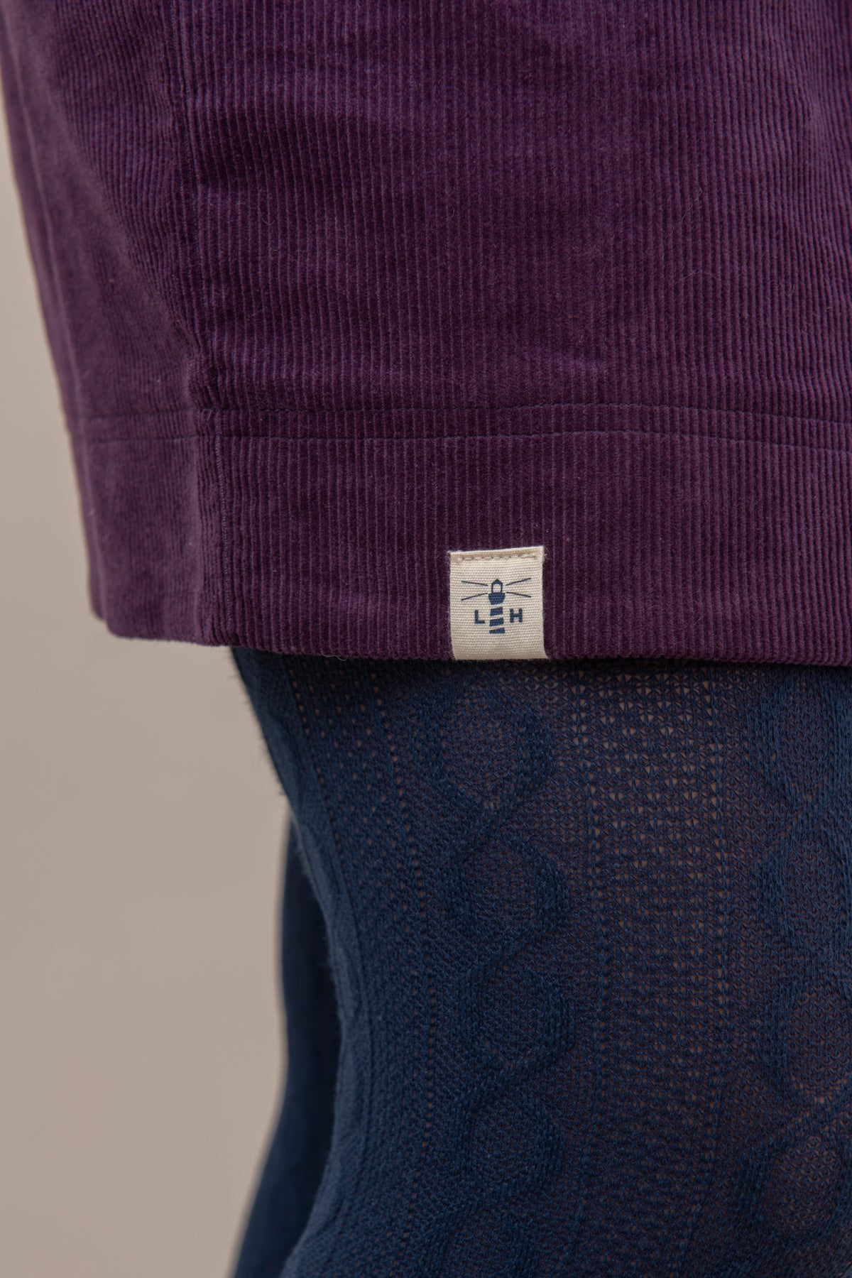 Lighthouse Anna - Womens Corderoy Dress - Blackcurrant