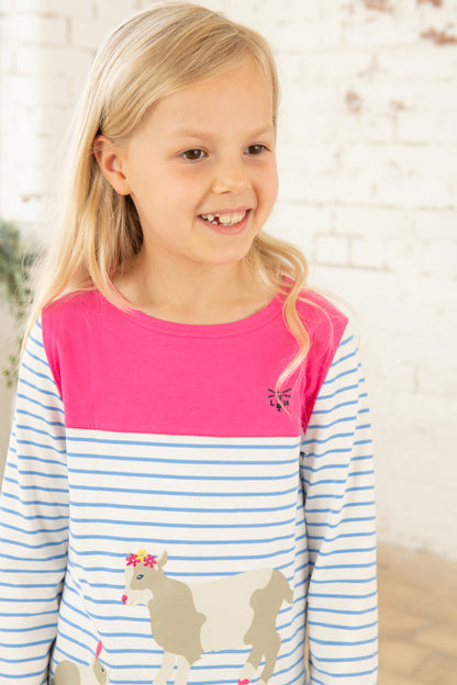 Causeway Top - Bunny Kid Print