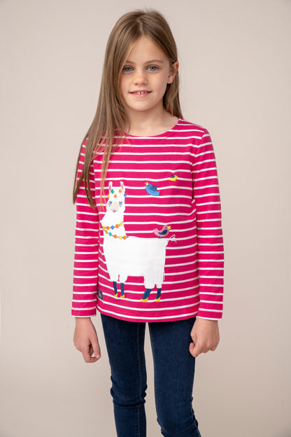 Causeway Top - Llama Appliqué