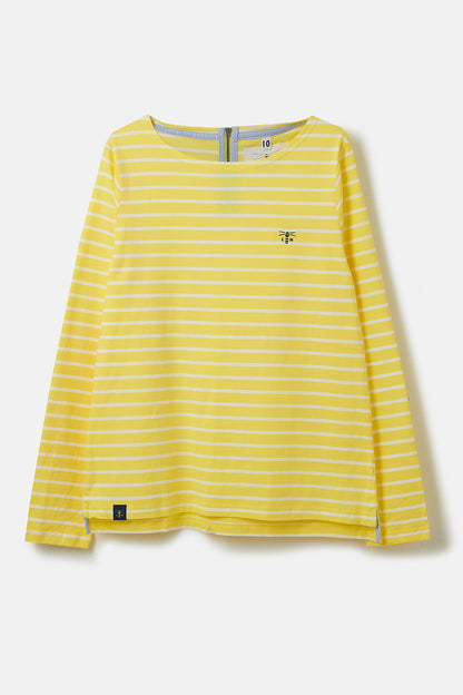 Causeway Breton Top - Lemon Stripe