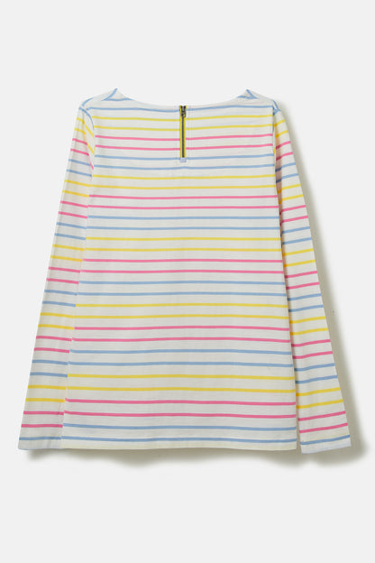 Causeway Breton Top - Multi Stripe Lemon