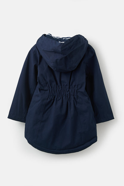Lighthouse Emma Girls Warm Waterproof Raincoat - Navy