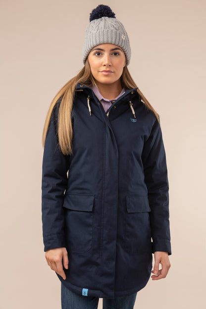 Lighthouse Florence Womens Warm Waterproof Coat - Navy