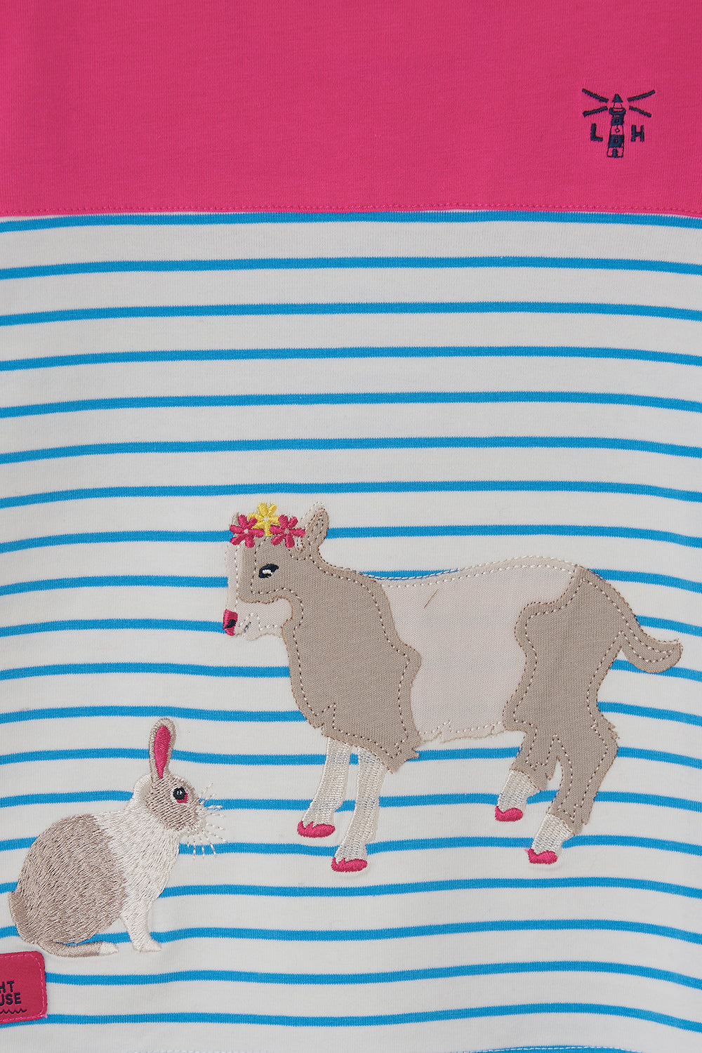 Causeway Top - Bunny Kid Print