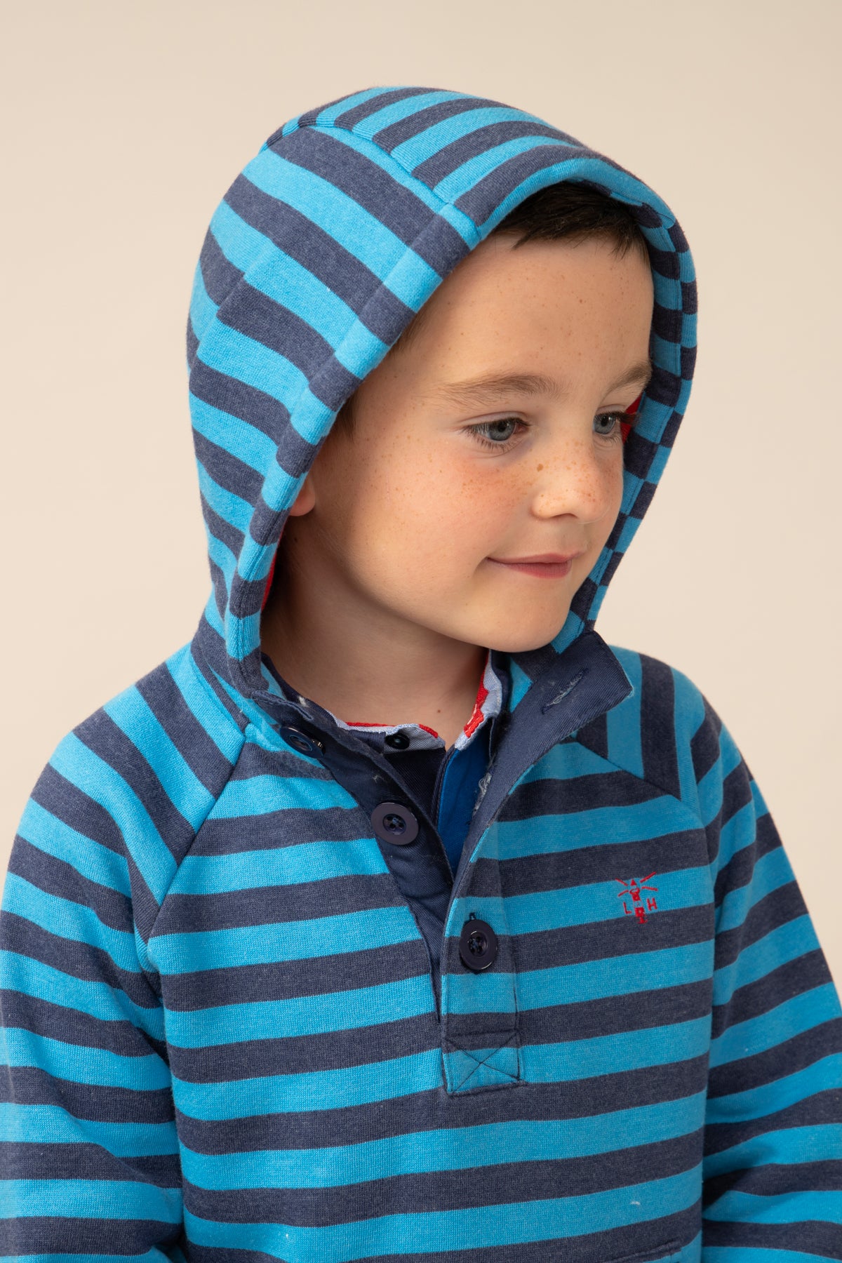 Jack Hoodie - Blue Navy Stripe