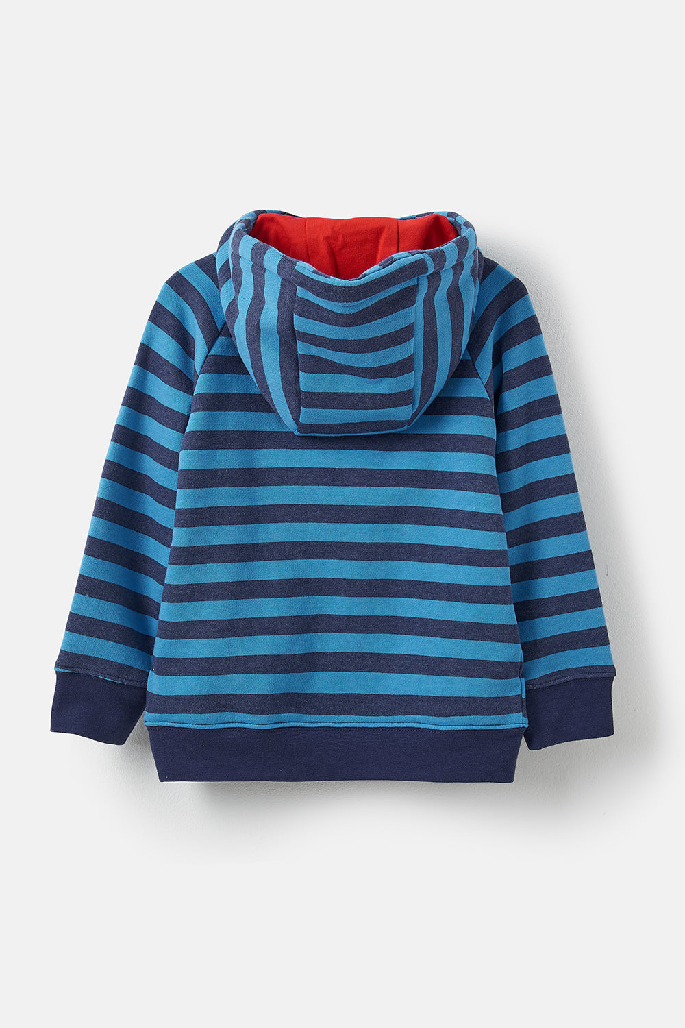 Lighthouse Jack Boy's Warm Hoodie - Blue Navy Stripe