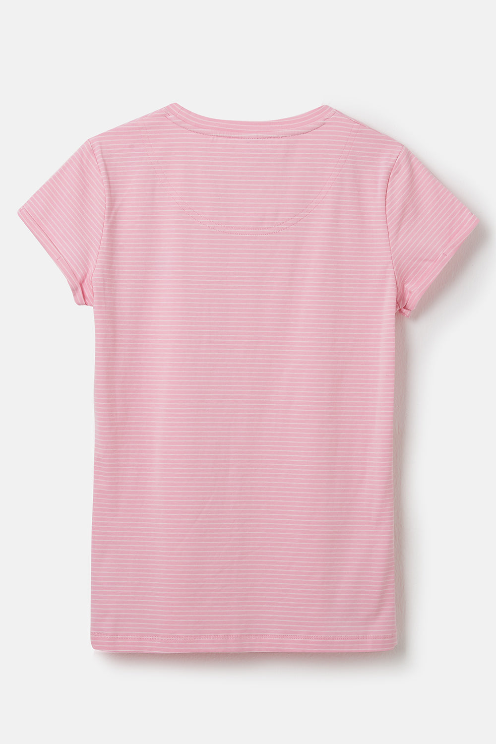 Lighthouse Seashore Women's T-Shirt Pink Stripe