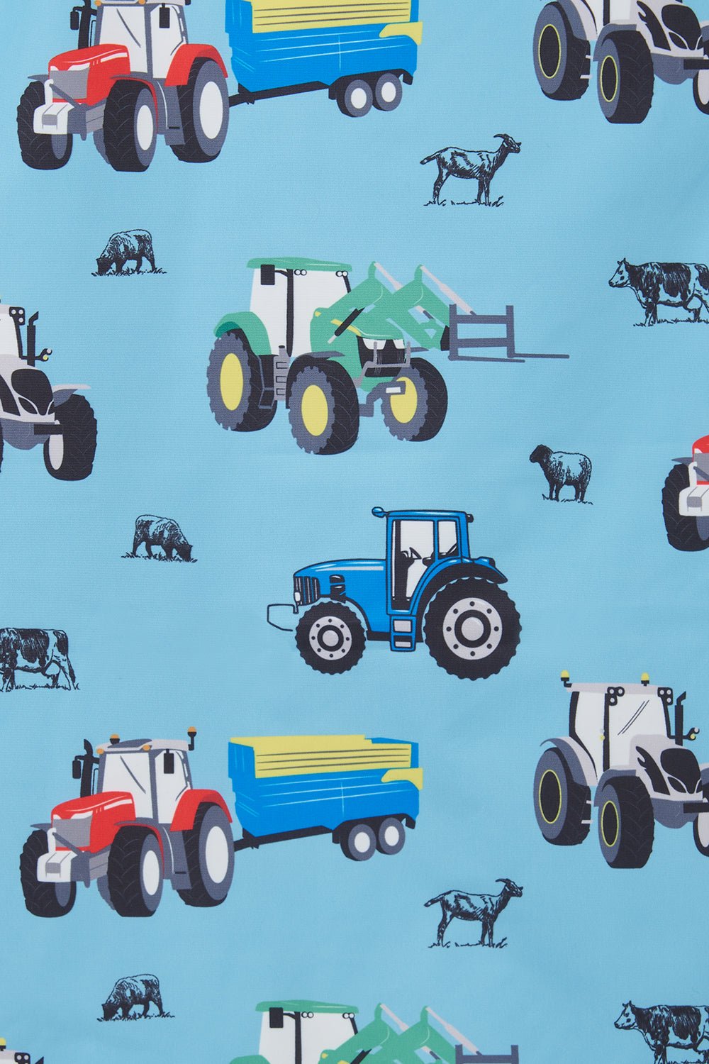 Alex Gilet - Blue Tractor Print-Lighthouse
