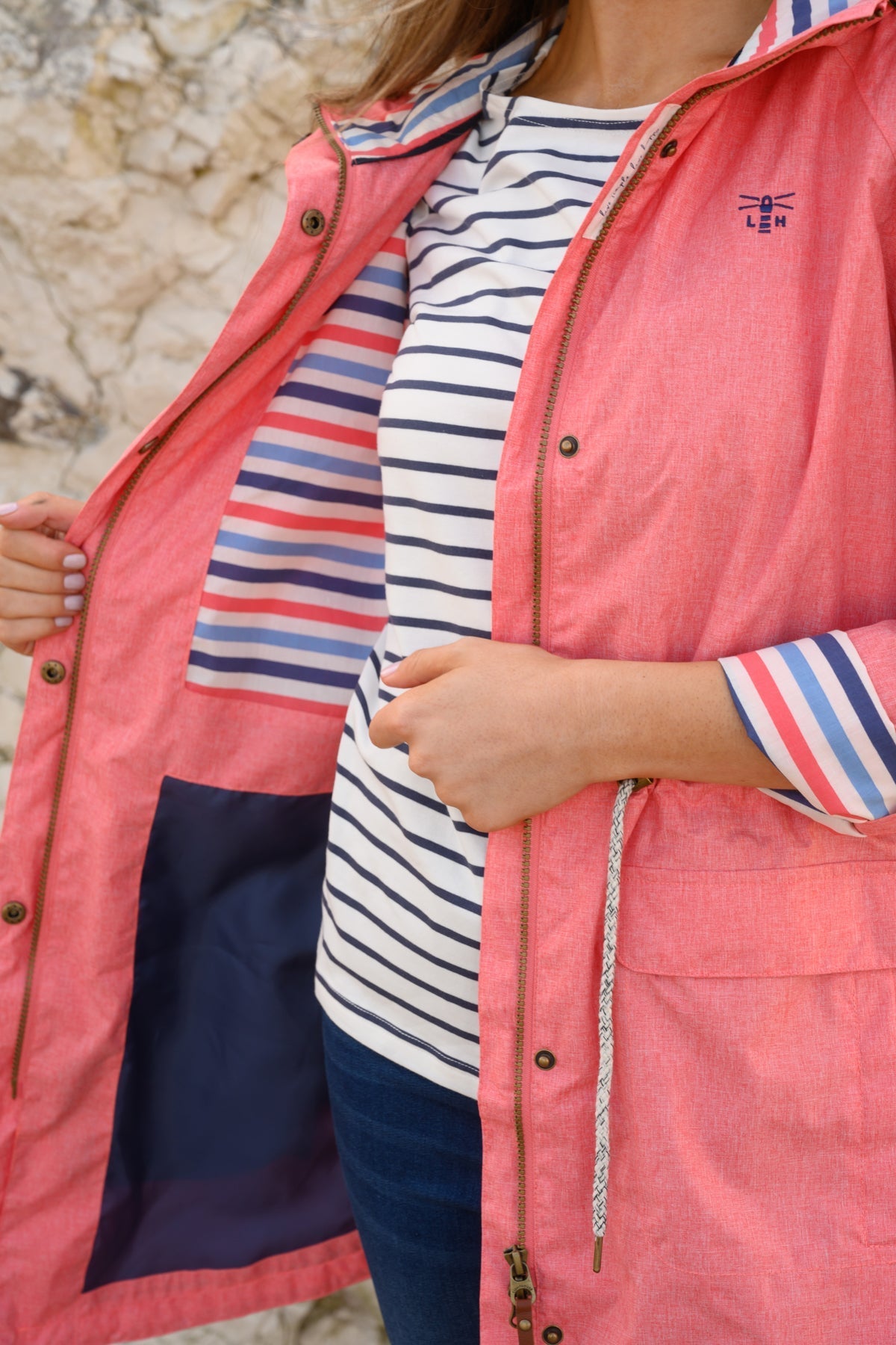 Alice Jacket - Coral - Lighthouse
