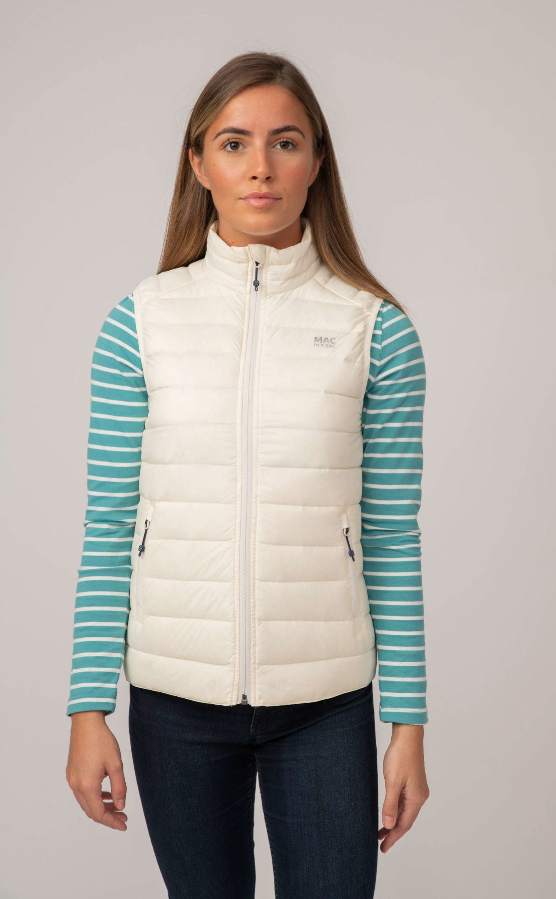 Alpine Down Gilet - Ivory-Mac in a Sac