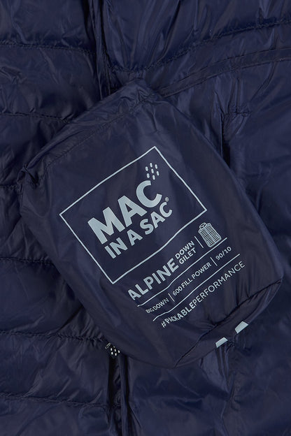 Alpine Down Gilet - Navy-Mac in a Sac