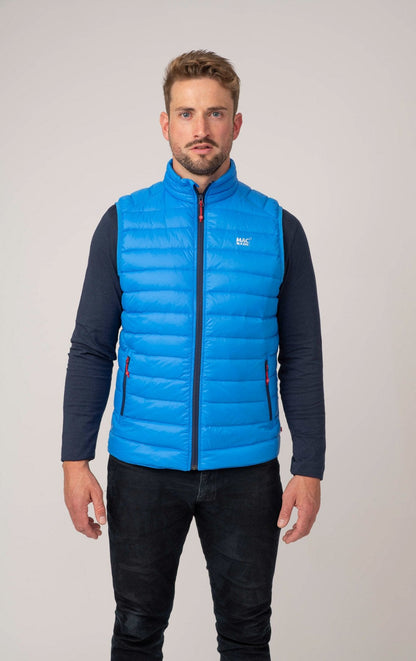 Alpine Mens Down Gilet - Royal-Mac in a Sac