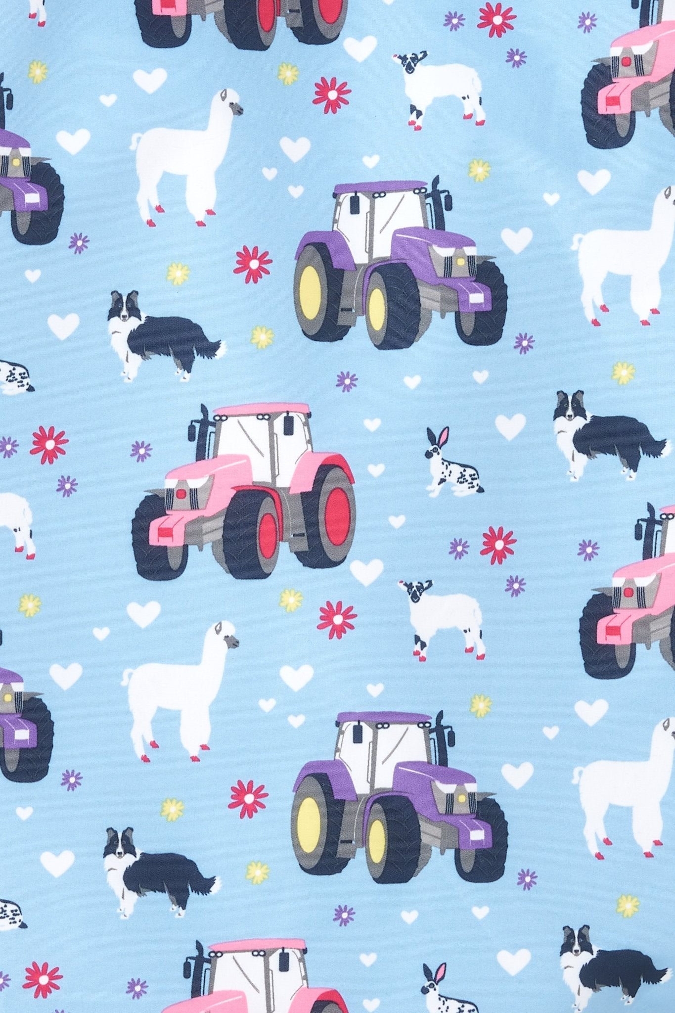Amelia Coat - Sky Farm Print - Lighthouse