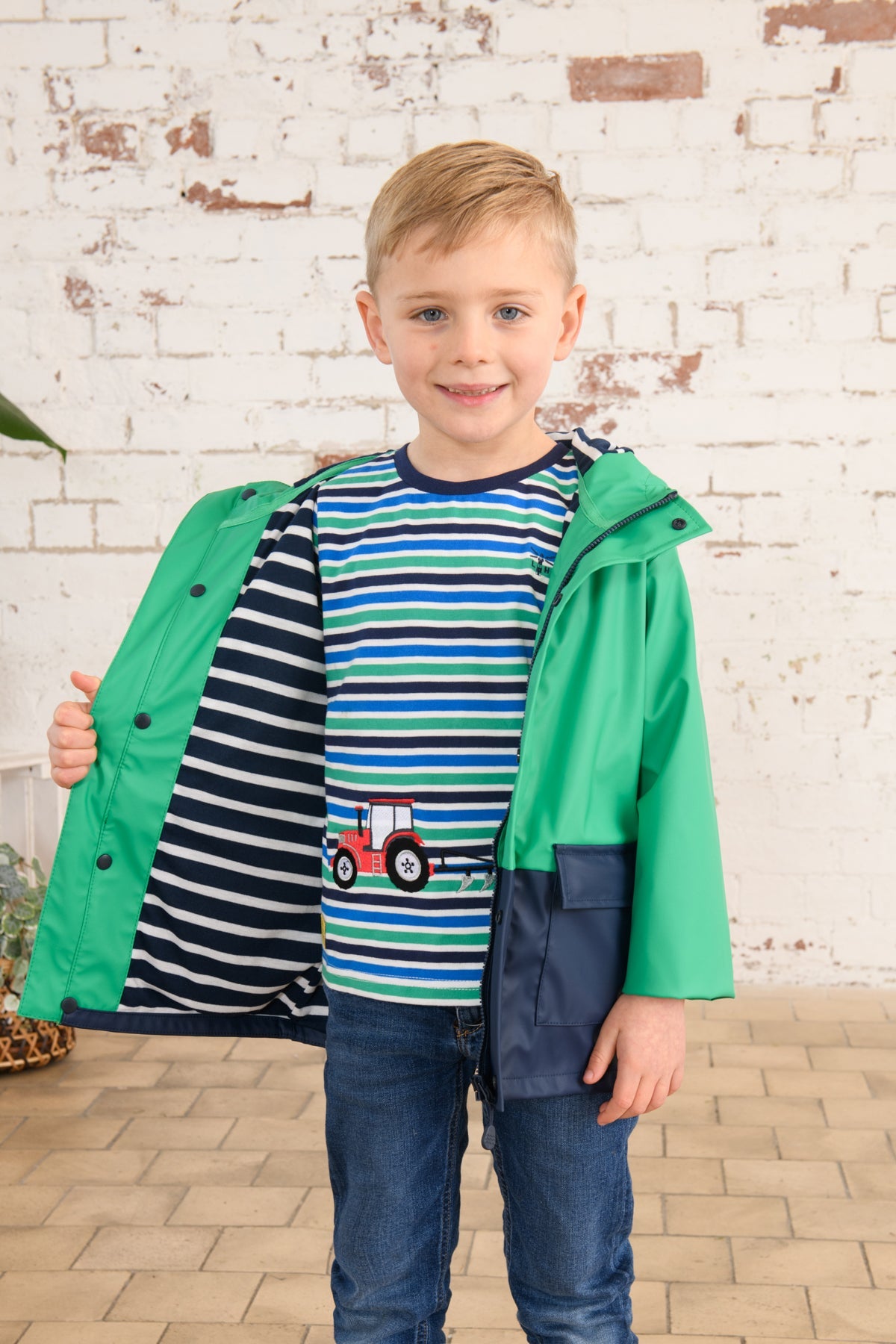Anchor Jacket - Peagreen Navy - Lighthouse