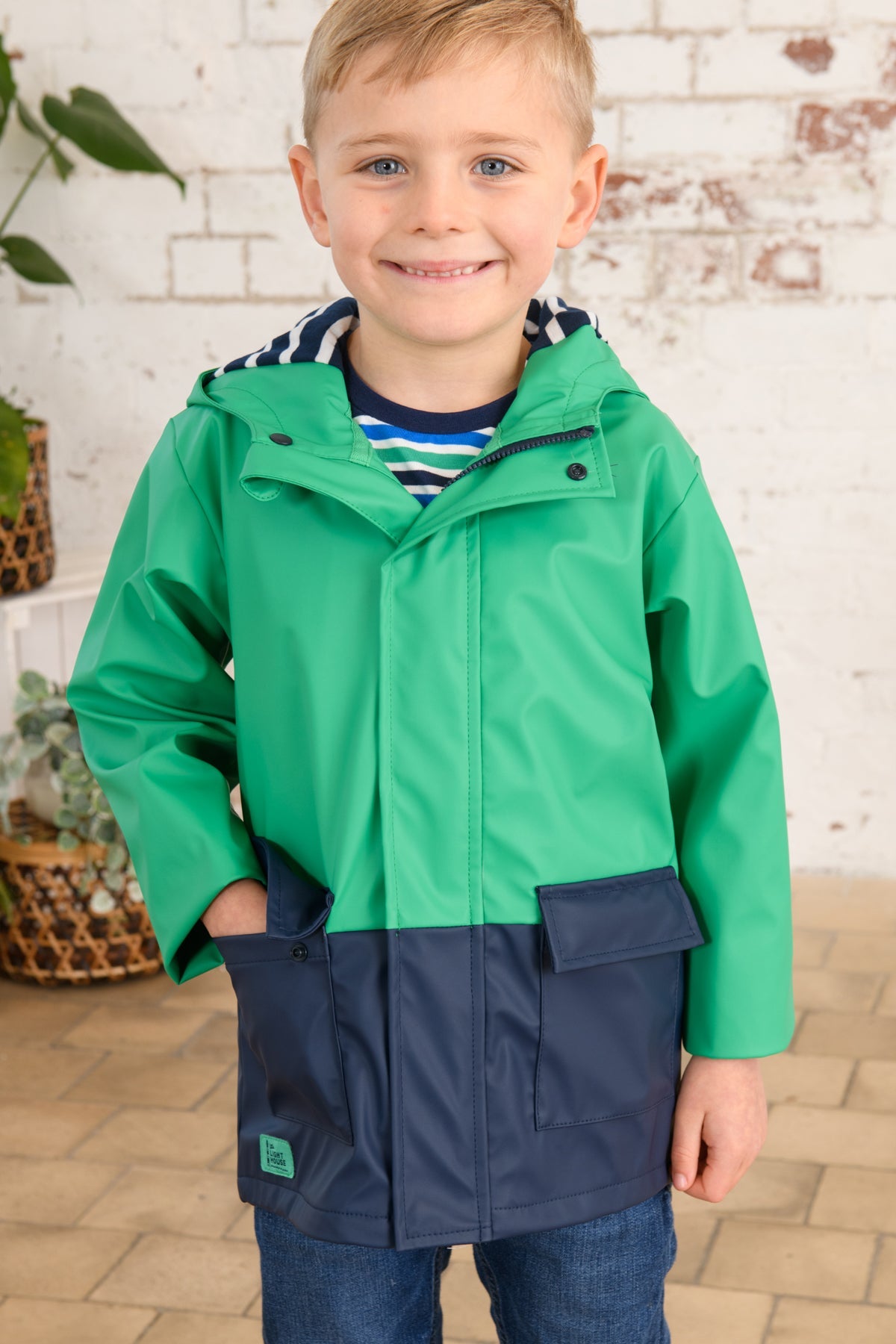 Anchor Jacket - Peagreen Navy - Lighthouse