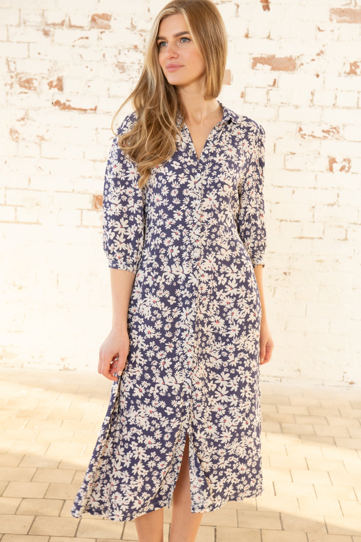 Aoife Dress - Indigo Daisy-Lighthouse