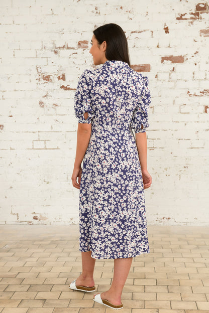 Aoife Dress - Indigo Daisy-Lighthouse