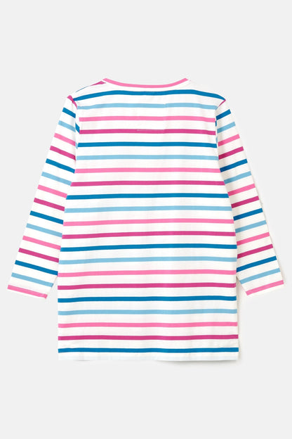 Ariana Top - Berry Teal Stripe-Lighthouse