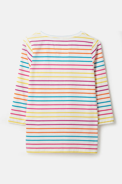 Ariana Top - Teal Pink Stripe - Lighthouse