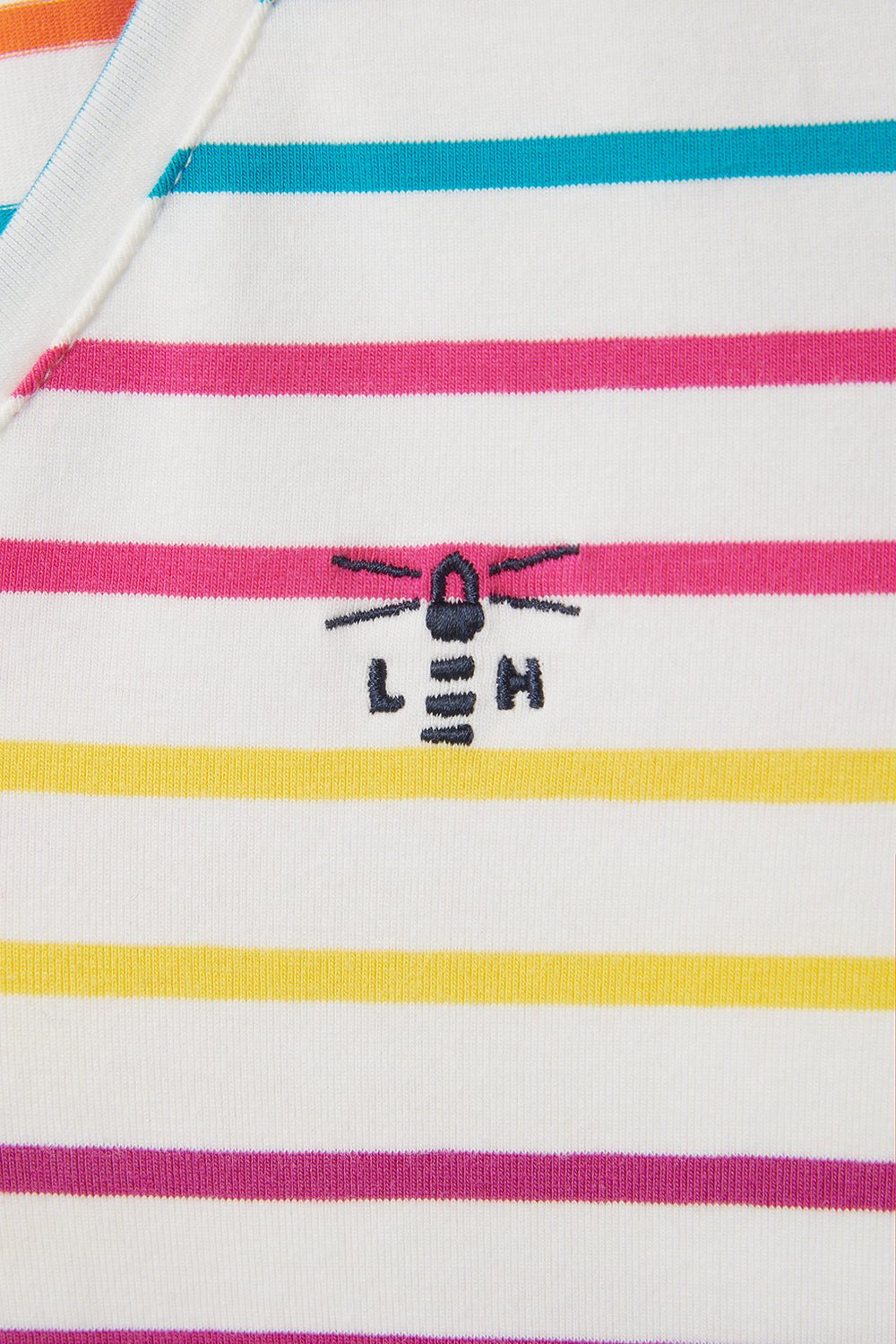 Ariana Top - Teal Pink Stripe - Lighthouse
