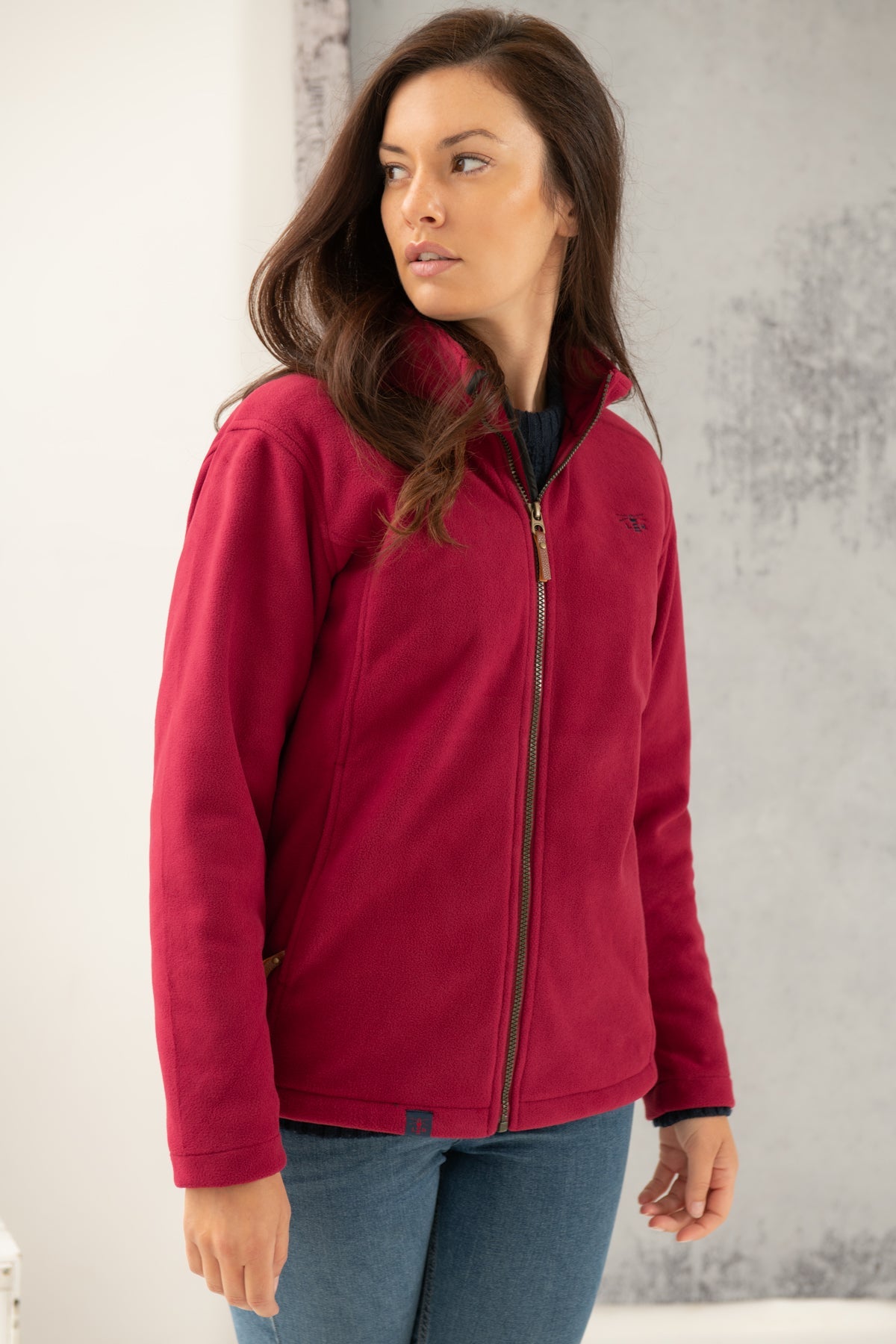 Ashby Waterproof Fleece - Berry-Lighthouse