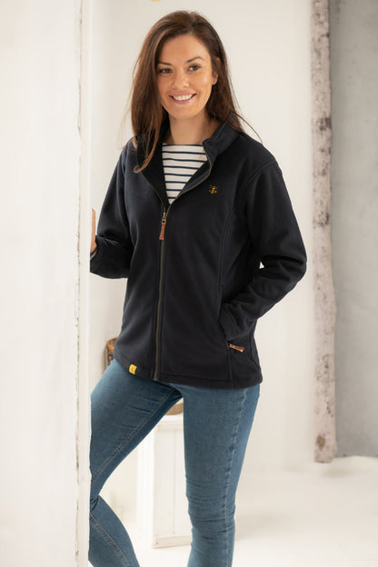 Ashby Waterproof Fleece - Navy-Lighthouse