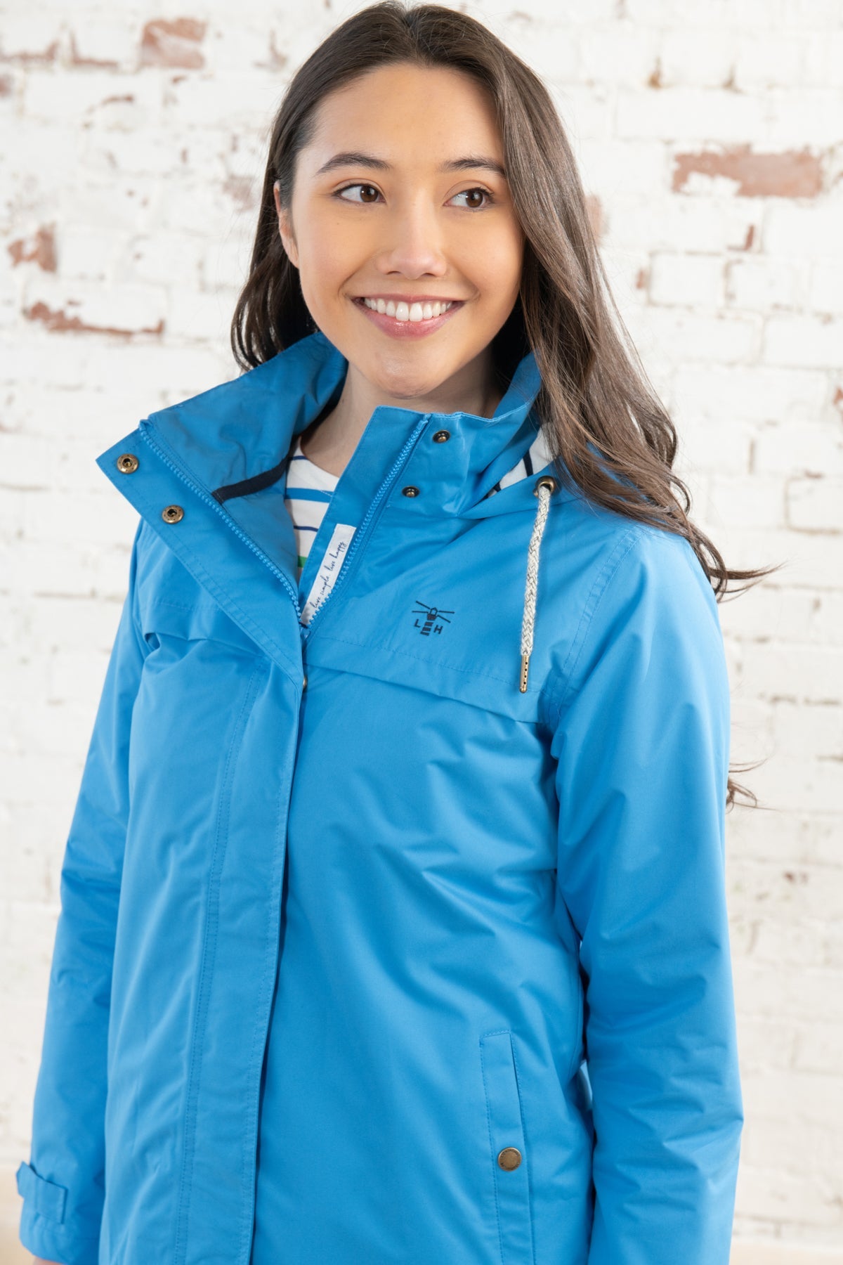 Beachcomber Jacket - Azure Blue-Lighthouse