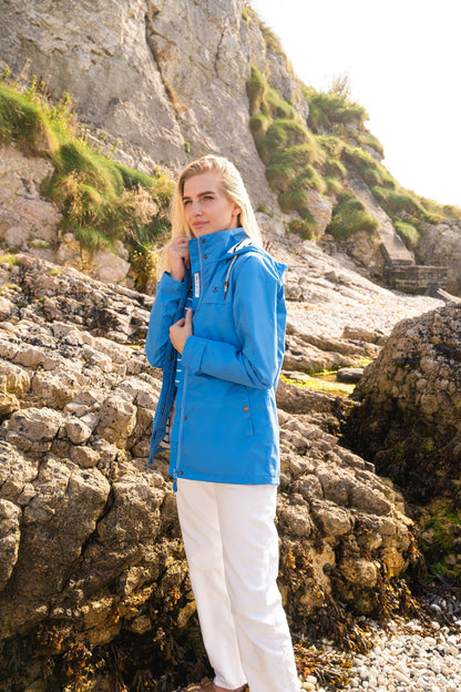 Beachcomber Jacket - Azure Blue-Lighthouse