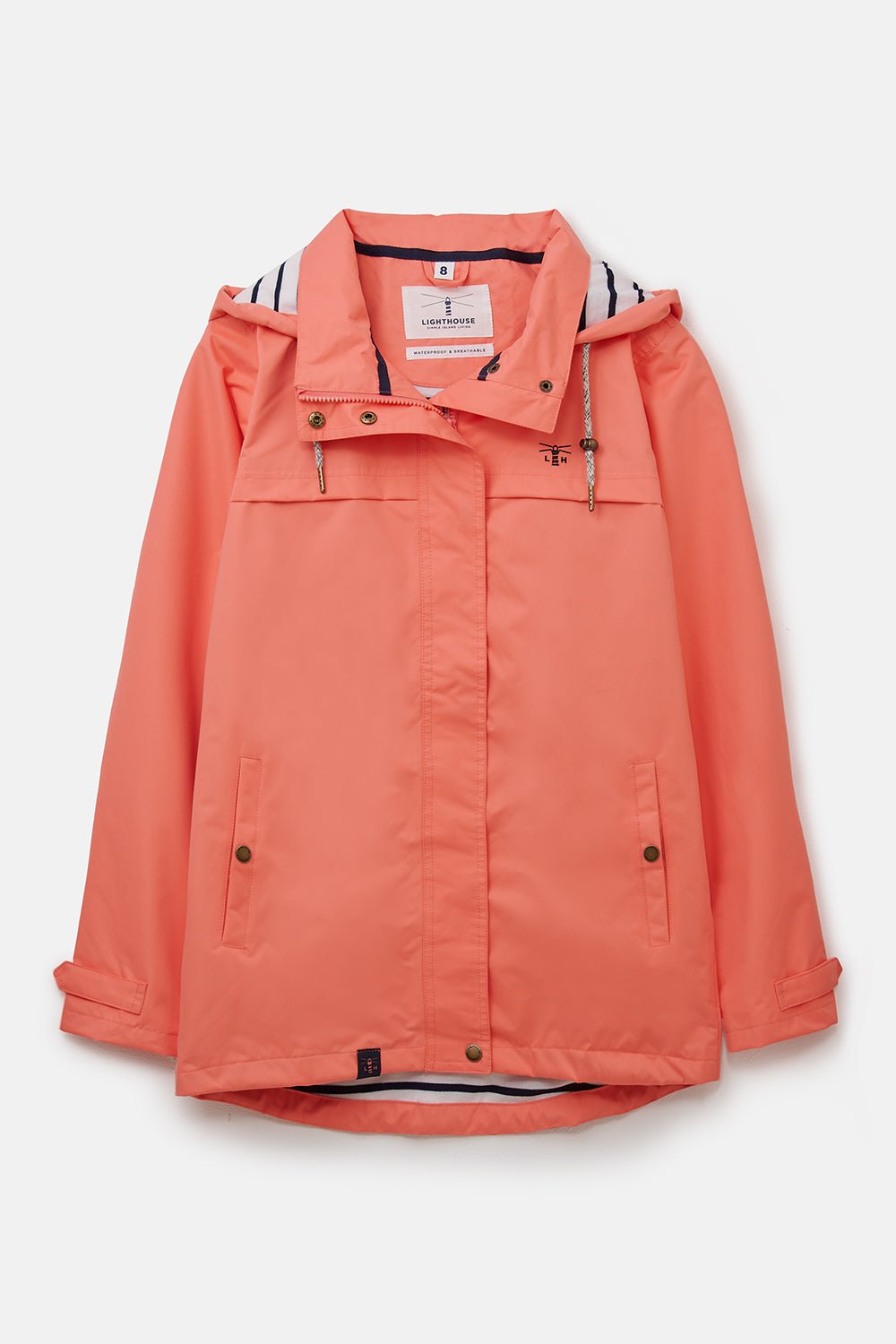 Beachcomber Jacket - Coral-Lighthouse