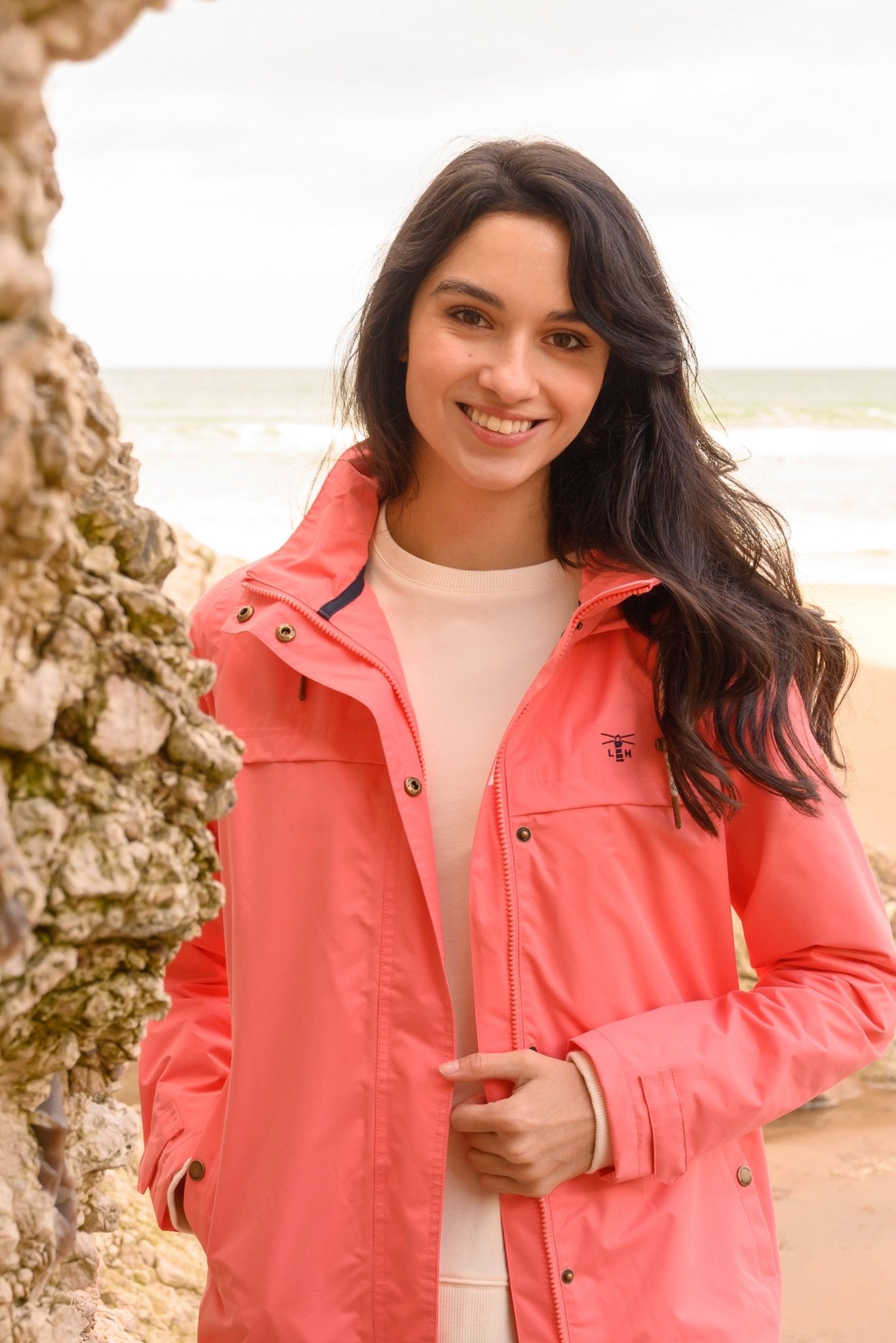 Beachcomber Jacket - Coral-Lighthouse