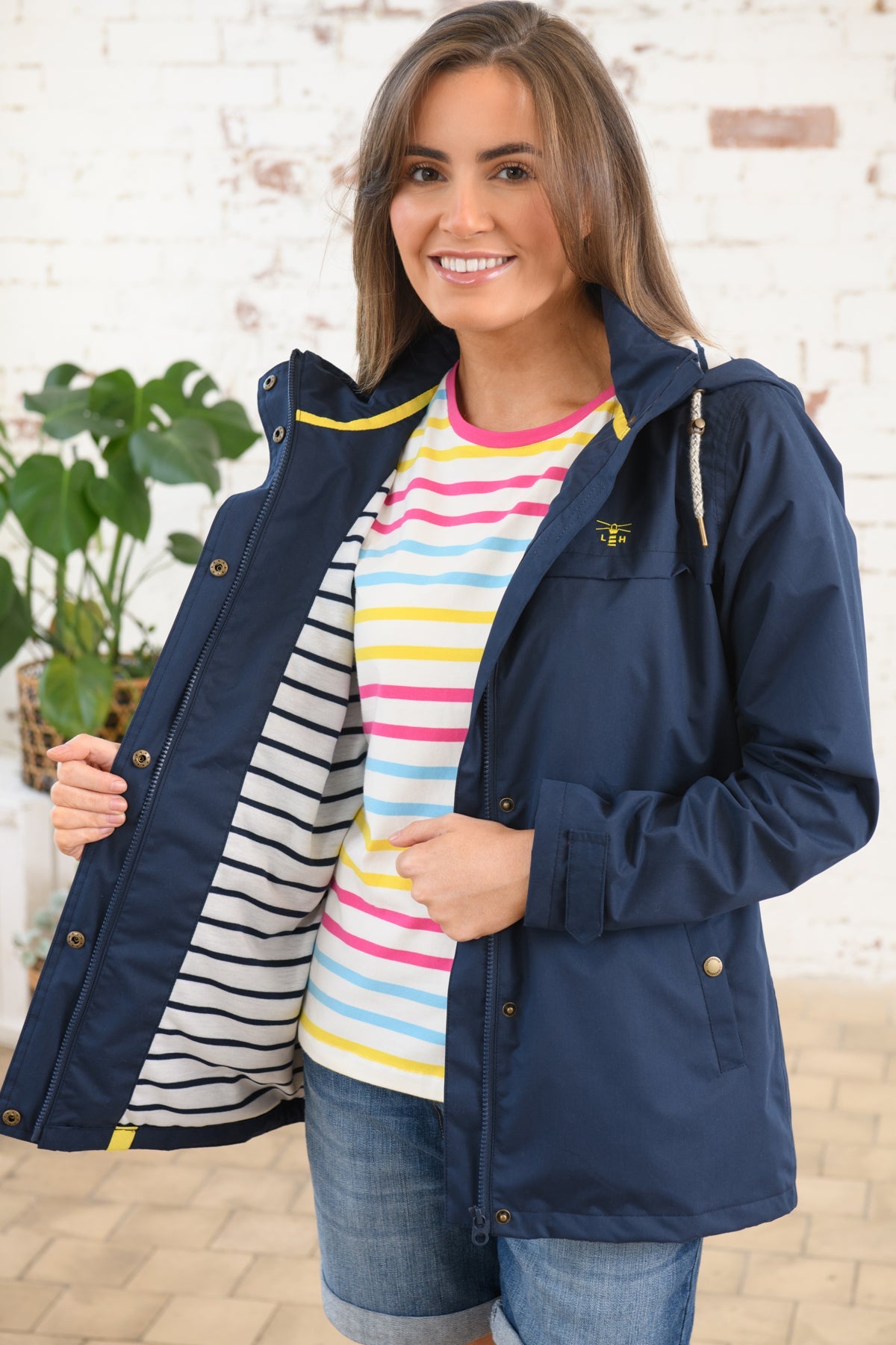 Beachcomber Jacket - Navy Blue - Lighthouse