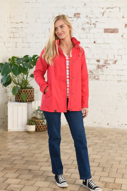 Beachcomber Jacket - Watermelon-Lighthouse