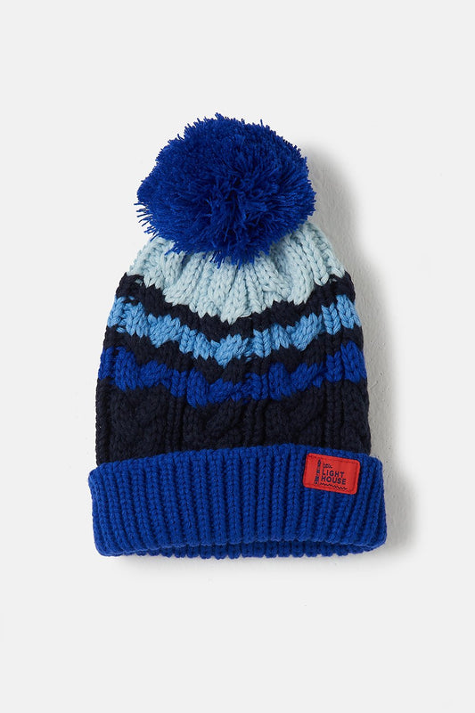 Bobbie Bobble Hat - Blue Navy-Lighthouse