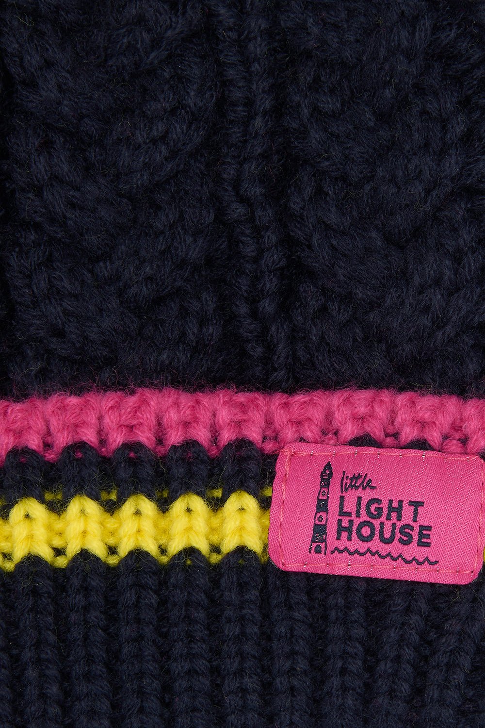 Bobbie Bobble Hat - Navy Lemon - Lighthouse